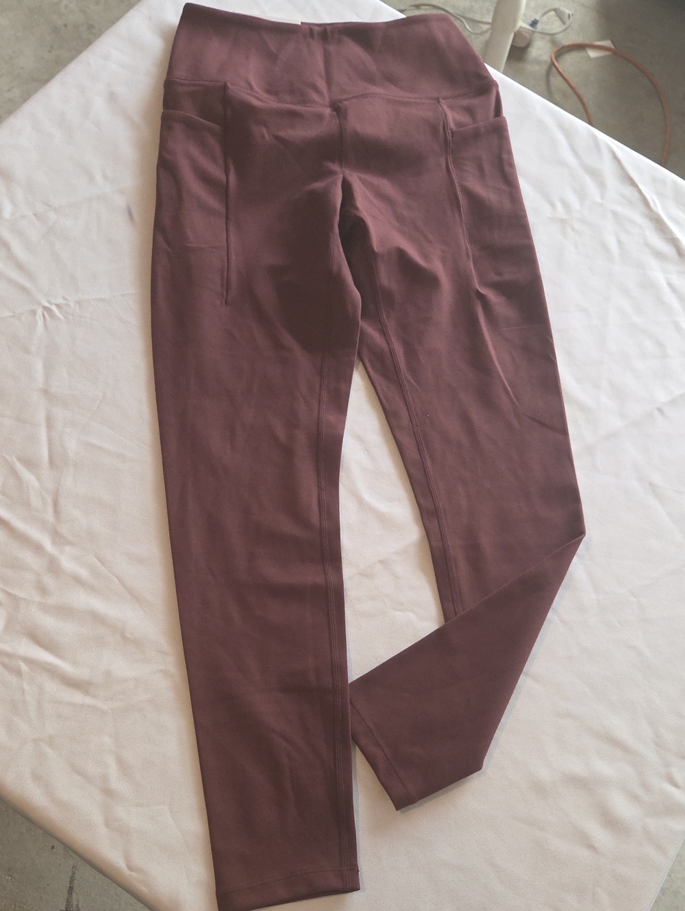 Danskin Plum High-Waist Pocketed Leggings
